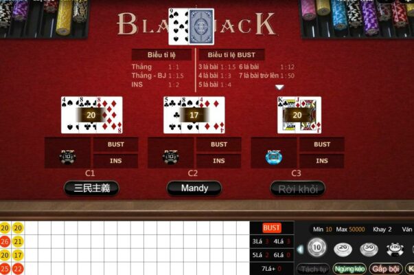 Game bài Blackjack tại Kubet
